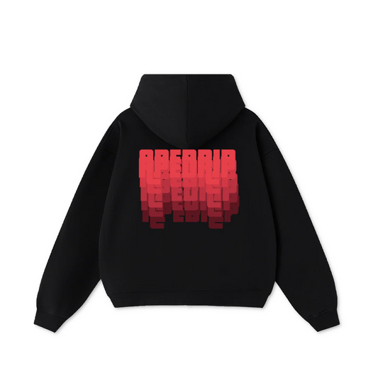 Stacked Logo Oversized Zip-up